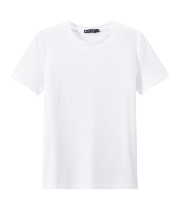 Camiseta INDISPENSABLE en jersey ligero para mujer blanco