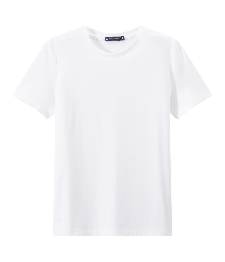 Camiseta INDISPENSABLE en jersey ligero para mujer blanco
