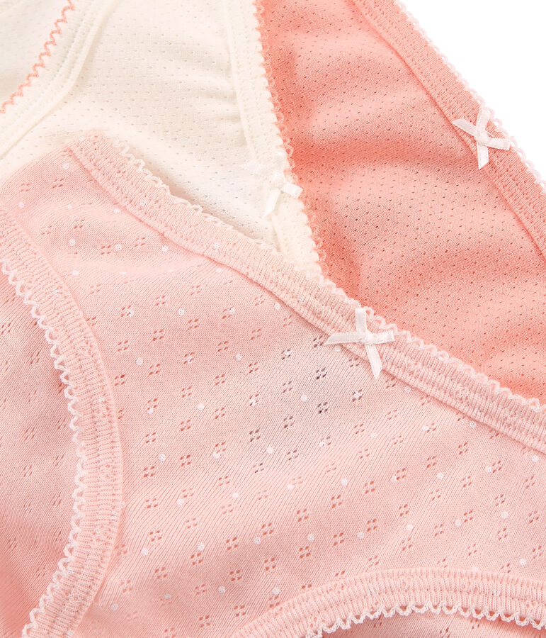 Tres braguitas para ni&ntilde;a multicolor