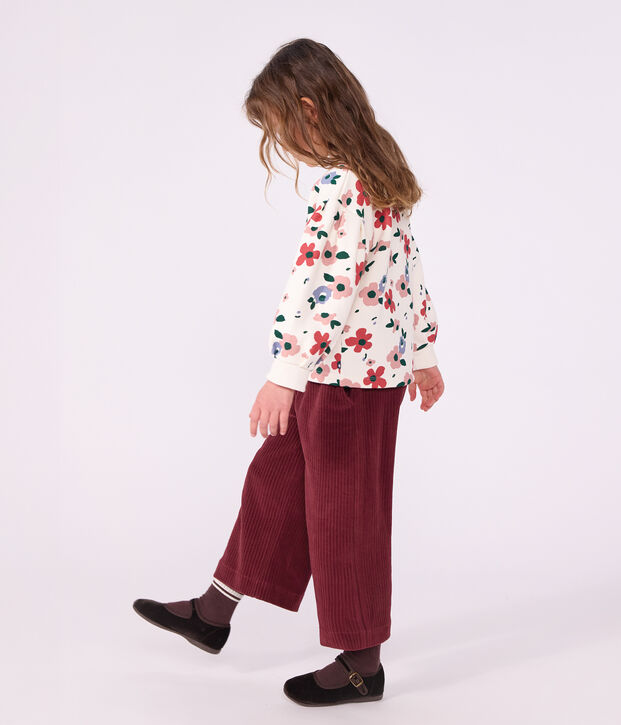 Pantal&oacute;n infantil wide leg de algod&oacute;n TRUFFE