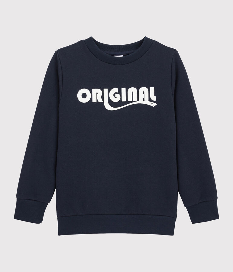 Sudadera de ni&ntilde;o azul