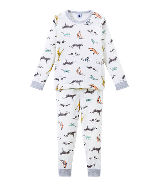 Pijama para niño blanco MARSHMALLOW/blanco MULTICO