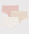Juego de 3 «culottes» de algodón y elastano para niña variante 1