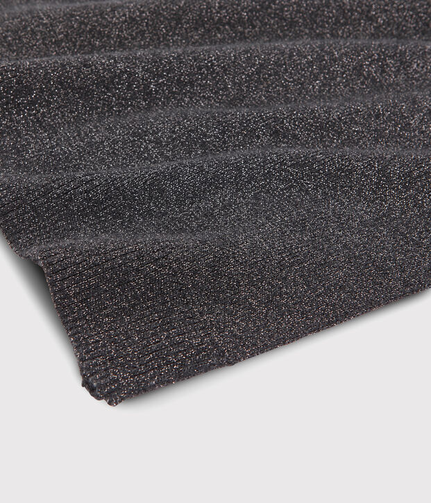 Bufanda brillante para mujer gris/gris