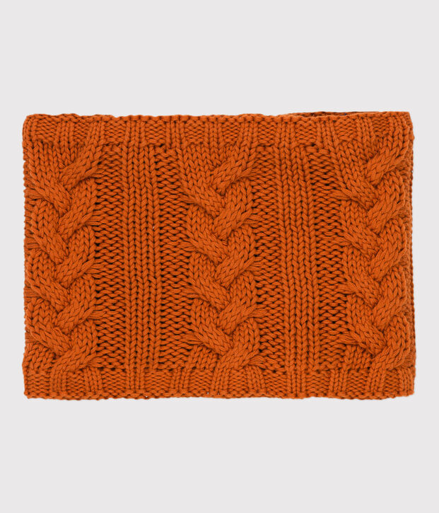 Cuello para ni&ntilde;a marron