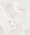 Camiseta con cuello isabelino para niña blanco MARSHMALLOW
