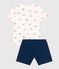 Pijama corto infantil de algodón con estampado de cangrejos INCOGNITO/ MULTICO