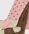 Lote de 2 pares de pantis para bebé niña rosa CHARME/blanco MULTICO