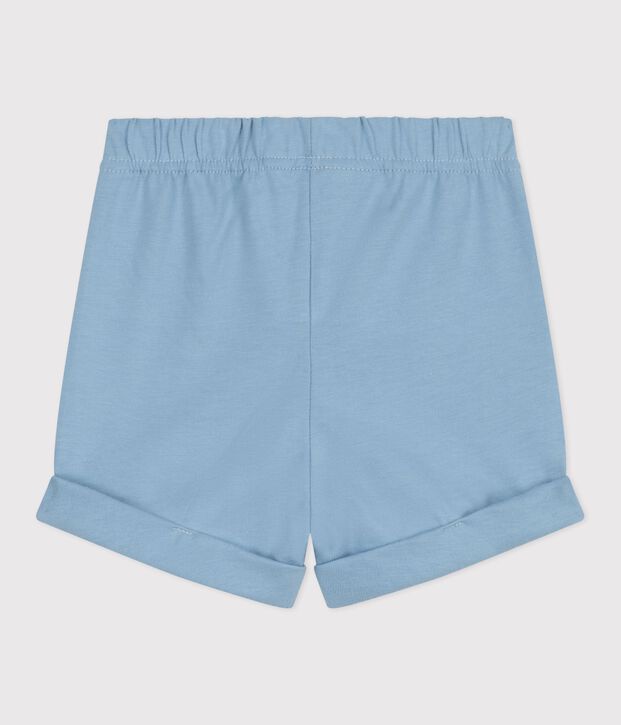 Shorts lisos de algod&oacute;n para beb&eacute; FLO