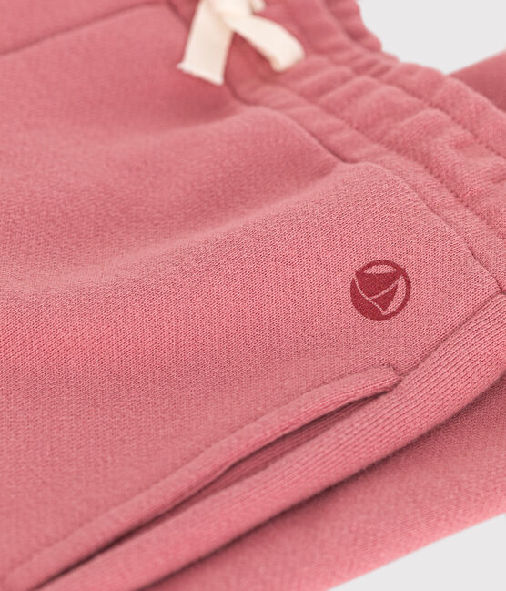 Pantalón de chándal de muletón para niña rosa ROSEWOOD