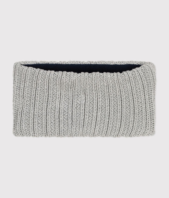 Cuello de punto tricotado con forro polar para bebé gris CHATON CHINE