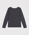 Camiseta Recta de manga larga de punto flameado con cuello de bailarina para mujer SMOKING/ MONTELIMAR