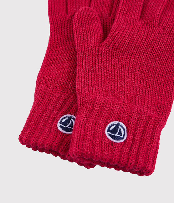 Guantes de niña/niño rojo TERKUIT