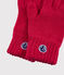 Guantes de niña/niño rojo TERKUIT