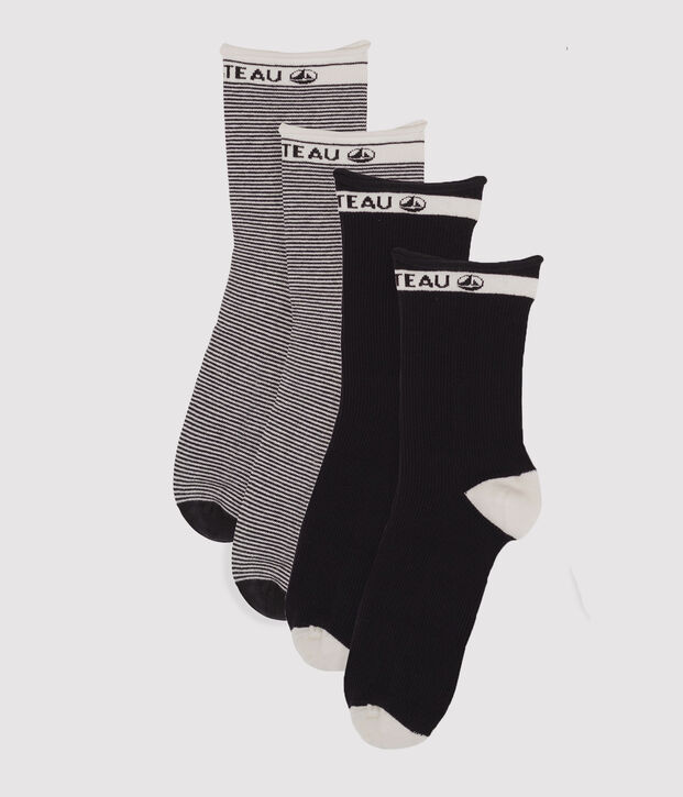 Lote de 2 pares de calcetines mujer. SMOKING