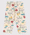 Pantalón de punto estampado para bebé blanco AVALANCHE/ MULTICO
