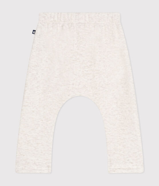 Pantalón de felpa cálido y suave para bebé beige MONTELIMAR CHINE