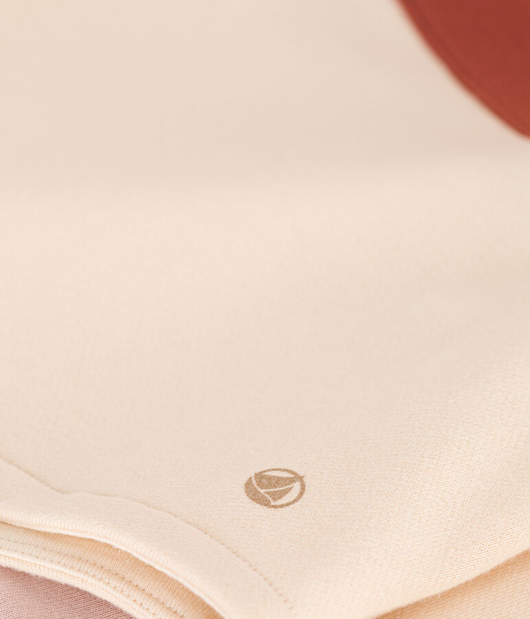 Sudadera con capucha de mulet&oacute;n de ni&ntilde;a marron/multicolor