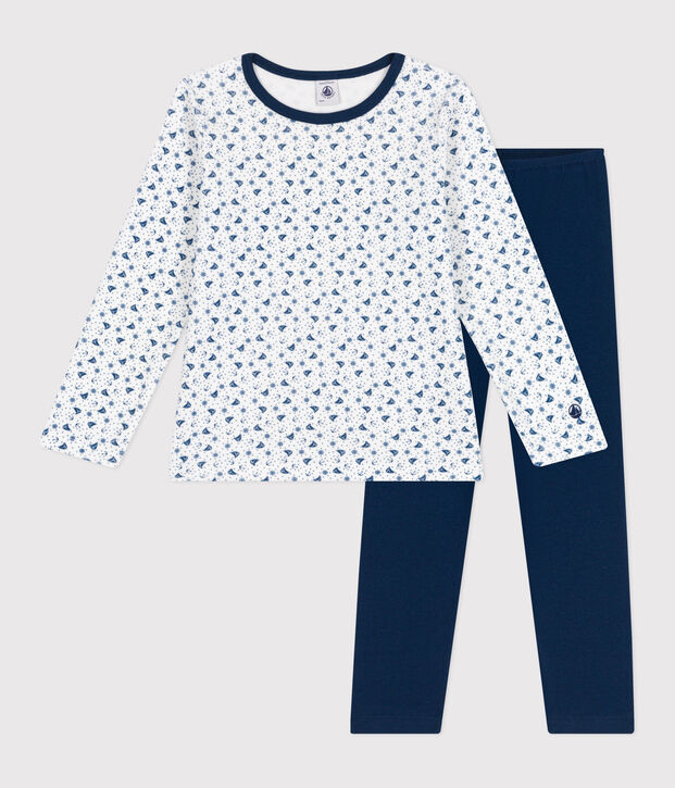 Pijama de terciopelo para ni&ntilde;o/a azul/multicolor
