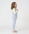 Pijama infantil de algod&oacute;n a rayas azul/multicolor
