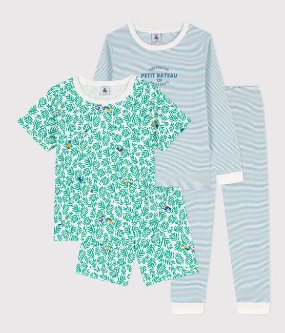 Juego de 2 pijama/pijama corto de algodón para niño variante 1
