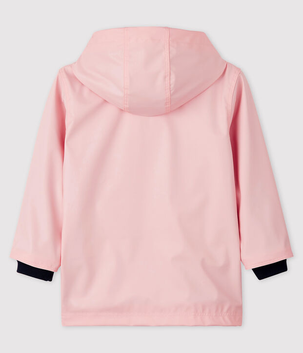 Impermeable emblem&aacute;tico para ni&ntilde;a rosa