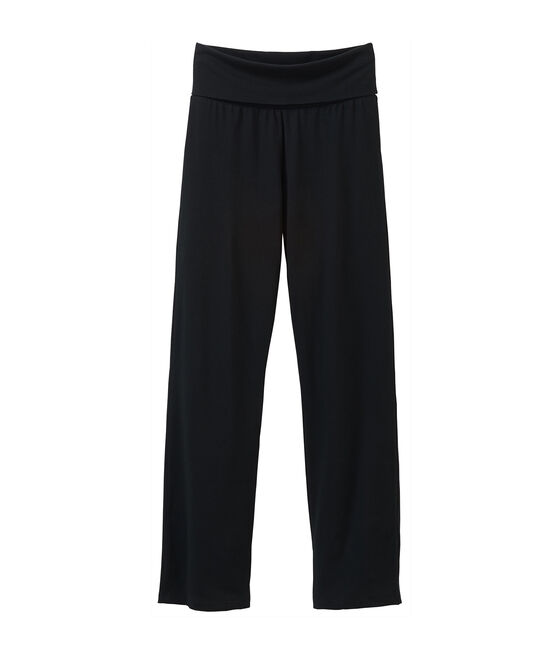Pantalón de punto para mujer negro NOIR