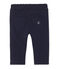 Pantalón para bebé niño en muletón azul SMOKING