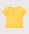 Camiseta de manga corta de jersey ligero para bebé amarillo NECTAR