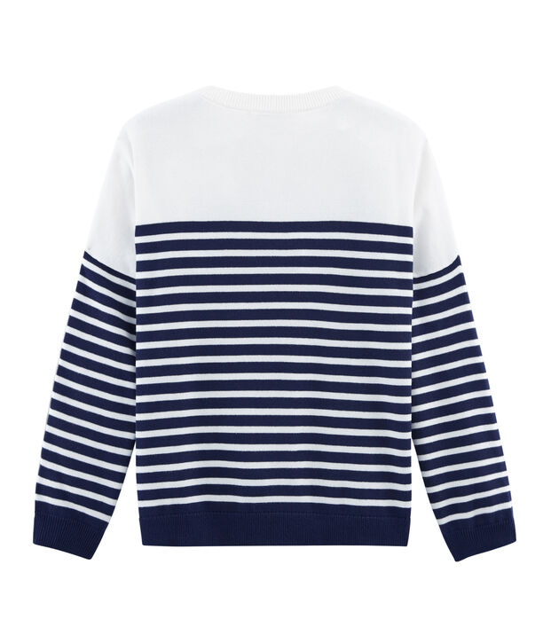 Jersey para mujer azul/blanco