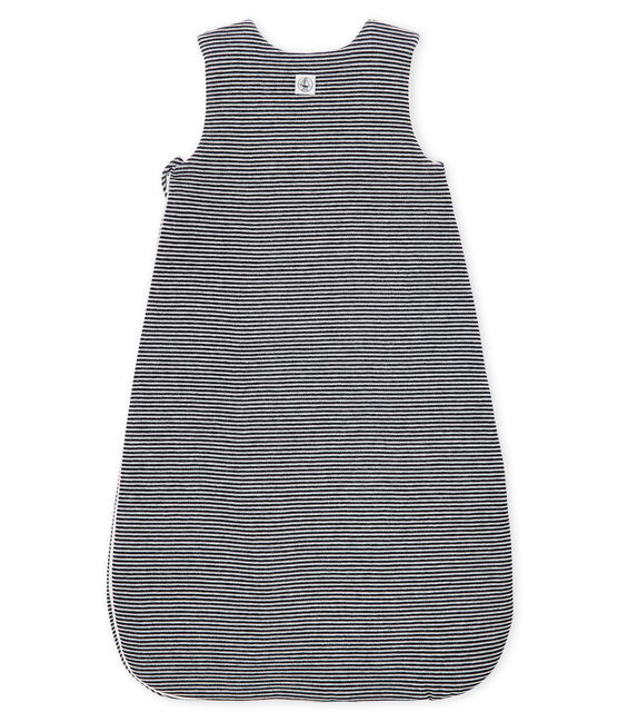 Saco de terciopelo para bebé azul SMOKING/blanco MARSHMALLOW