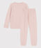 Pijama de rizo afelpado para niño/niña rosa SALINE