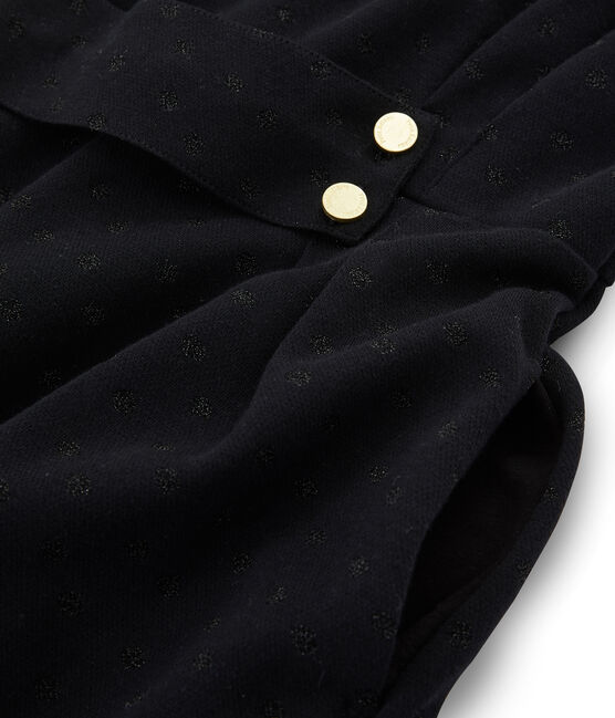 Vestido ajustado con manga larga para mujer negro NOIR/negro LUREX NOIR