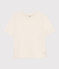 Camiseta la Boxy de algodón de mujer beige MONTELIMAR CHINE