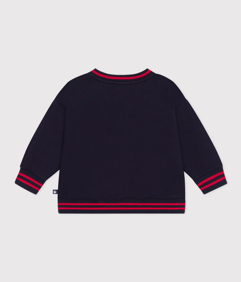 Teddy de jersey grueso de beb&eacute; azul SMOKING