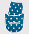 Pijama snugfit con estampado gráfico de niño/niña de algodón orgánico MALLARD/ ECUME