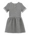 Vestido de manga corta gris CAPECOD/blanco MARSHMALLOW