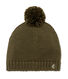 Gorro con pompón en lana de mezcla