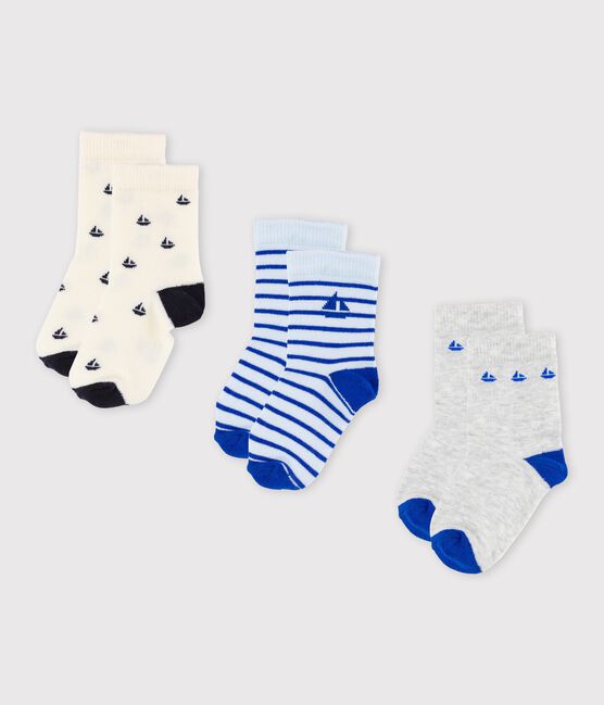 Lote de 3 pares de calcetines bebé niño variante 2