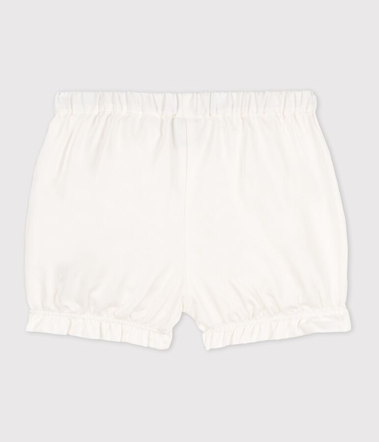 Braguitas bloomer de sat&eacute;n sedoso de beb&eacute; ni&ntilde;a blanco/multicolor