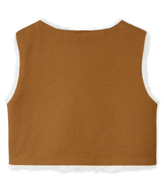 Chaleco para niña marron BRINDILLE