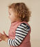 Chaqueta acolchada sin mangas de bebé rosa ROSEWOOD