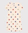 Camisón de algodón infantil con motivo de corazón blanco AVALANCHE/ MULTICO
