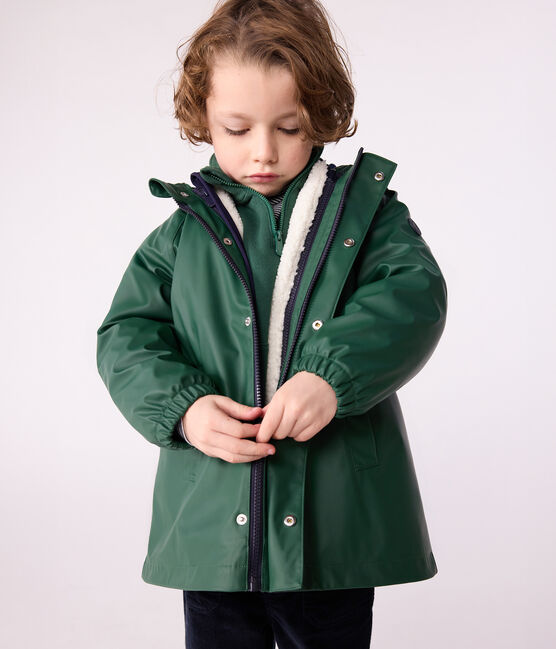 Chubasquero infantil 3 en 1 verde WILLOW/ SOIR