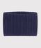 Braga de cuello infantil de punto tricotado liso con forro polar SMOKING