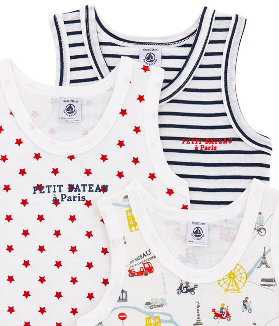 Pack de 3 camisetas sin mangas para niño variante 1