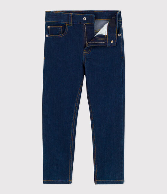 Pantalón denim recto para niño azul DENIM BRUT