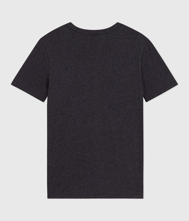 Camiseta Ic&oacute;nica de manga corta de algod&oacute;n para mujer gris