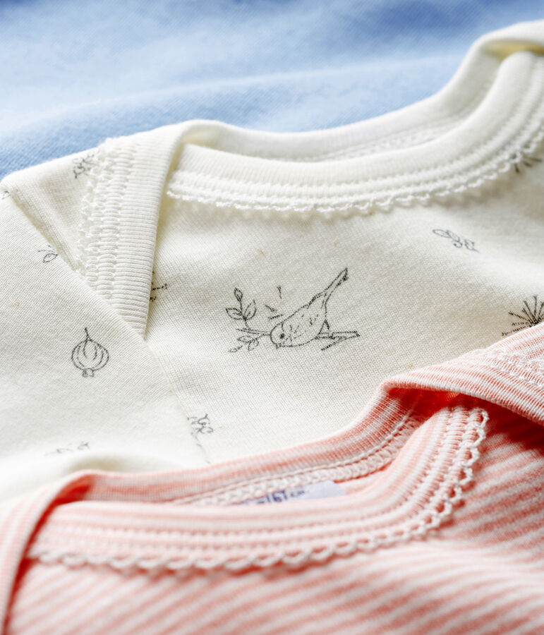 Tres bodis de manga larga para beb&eacute; ni&ntilde;a variante 1