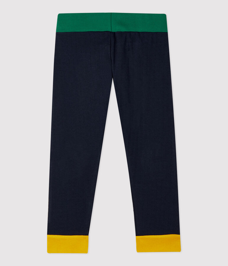 Pantal&oacute;n de algod&oacute;n de beb&eacute;. azul SMOKING/blanco MULTICO